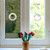 Ring and Circle Static Window Clings Anti Collision Window Decals for Bird Strikes, Glass Awareness Stickers, Stop Birds Flying into Windows, Set of 21