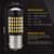 PHINLION Super Bright White Amber Dual Color Switchback 1157 2057 2357 7528 LED Bulbs with Projector for Car Front Turn Signal Parking Lights