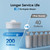 Waterdrop 200-Gallon Long-Life 40-Cup Large Water Filter Dispenser with 1 Filter, Healthy Gift for Home and Office, 5X Times Lifetime, Reduces Chlorine, PFOA/PFOS and More, BPA Free, Turquoise