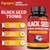 Pure Black Seed Powder Capsules 750mg - Premium Supplement for Immunity, Digestive, Skin, Hair & Body Balance - 90 Pills for 3 Month Supply
