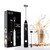 Delm Milk Frother Electric USB Stainless Steel Accessory - Frother Wand Foam Maker for Lattes - Milk Frother Handheld for Cappuccino, Frappe, Matcha, Hot Chocolate - Frother for Coffee (black)