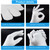 5Pairs (10Pcs) Moisturizing Gloves Overnight for Men and Women, Washable SPA White Cotton Gloves for Dry Hands Eczema Work Inspection Service Performance