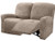 ULTICOR Reclining Love Seat Sofa Cover (6 Piece, Taupe), 48-65'' L, Velvet Stretch, Soft, Washable