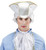 WIDMANN Tricorn Felt - White Pirate Hats Caps & Headwear for Fancy Dress Costumes Accessory
