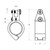 White Water Stainless Steel Hinge Jaw Slide (1-1/2" & 1-3/8" Rail - 6804SH)