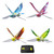 MUKIKIM eBird Green Parrot - Flying RC Bird Drone Toy for Kids. Indoor/Outdoor Remote Control Bionic Flapping Wings Bird Helicopter. USB Recharging.