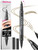 iMethod Curved Eyebrow Pen - Eyebrow Pencil, Brow Pencil 2-in-1 Dual-Ended Microblading Eyebrow Pen with Micro-Fork-Tip and Precise Brush-Tip Create Natural Hair-Like Brows, Last All-Day, Brown