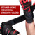 Crown Gear Weightlifting Gloves for Gym Fitness Crossfit Bodybuilding - Workout Weight Lifting Gloves for Men & Women - Dominator X Leather Crossfit Training Gloves Wrist Support Wraps (L)