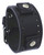 REV BOSS Series Lug Width Wide Black Leather Strap Cuff Watch Band - BOS-K 22mm