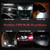 Yorkim T10 LED Bulbs 6500K Xeron White Non Polarity 6th Generation, 194 Interior LED For Car Dome Map Door Marker License Plate Trunk lights 168 W5W 2825 Socket, Pack of 10