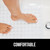 GORILLA GRIP Patented Bath Tub Shower Mat, Machine Washable Bathtub Floor Liner Mats, Suction Cups and Drain Holes to Keep Tubs Clean, Soft on Feet, Bathroom Essentials, 35x16 Inch, Clear GORILLA GRIP Patented Bath Tub Shower Mat, Machine Washable Bathtub Floor Liner Mats, Suction Cups and Drain Holes to Keep Tubs Clean, Soft on Feet, Bathroom Essentials, 35x16 Inch, Clear