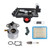 Cnfaner 799868 Carburetor for 4-7 hp Engines with No Choke, 498170 799872 694202 497586 498254 790821 122000 124T02 124T05 Lawn Mower Small Engines Parts with 795259 Air Filter Base Tune Up Kit