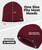 Original Beanie Cap - Soft Knit Beanie Hat - Warm and Durable (Maroon)