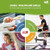 SISSEL SITFIT Plus | Active & Dynamic Sitting | 2-in-1 Function | Adjustable Pressure | Red, 14.5 in | Strengthens Back Muscles | Includes Pump & Exercise Poster