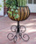 Gardman R954 Blacksmith Patio Urn, 14'' Wide x 24.5'' High, Black