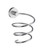Smedbo SME_HS323 Hairdryer Holder, Brushed Chrome