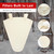 The Felt Store Wool Maple Syrup Filter Cone - Heavy Duty Reusable Filter for Clear Syrup, Easy to Mount & Hang, Maple Syrup Strainer for DIY Maple Syrup Making & Sugaring Season - 8 Quarts