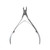 Mehaz Quick Trim Cuticle Nipper, 1/4" Jaw, Stainless Steel with Double Spring Lap Joint