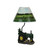 Zeckos Vintage Green Farm Tractor Table Lamp - Charming Farmhouse Accent with Rustic Appeal, 19 Inches High, Perfect Decorative Light for Country Living Rooms, Bedrooms, and Nurseries