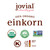 Jovial Einkorn 100% Organic Wheat Berries - Einkorn Berries, Organic Wheat Berries, High Protein, Non-GMO, USDA Certified Organic, Lower Carb, Whole Grain, Product of Italy - 16 Oz