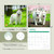 2025 White German Shepherds Monthly Wall Calendar by Bright Day, 12 x 12 Inch Cute Dog Breed Gift