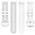 Fit for Garmin D2 Air X10 Watch Band Women Men, Garmin Bounce 20mm Quick Release Silicone Replacement Bands Straps Wristbands Fit for Garmin D2 Air X10/Vivoactive 5/Venu 2 plus (White Green)