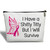 Cancer Awareness Gift for Women Makeup Bag, Breast Cancer Survivor Gift for Her, Cancer Support Gift, I Have a Shitty Titty But I Will Survive - Pink Ribbon Makeup Bag Travel Toiletry Pouch -12