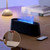 Fireplace Flame Diffuser by AlphaDesignLuxe, 200ml Cool Mist Ultrasonic Humidifier with Remote Control, Aromatherapy Essential Oil Vaporizer. (Black)