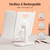 EASEHOLD Lighted Makeup Mirror with Magnification, Makeup Mirror with ligths, 2X 3X 10X Magnifying, Rechargable LED Mirror with 3 Colors Lights for Makeup Desk, Gifts for Women