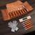 Deluxe Wood Carving Tools-Wood Carving Kit-Wood Carving Knife Set-Wood Whittling Kit for Beginners-Whittling Knife-Wood Carving Tool Set with Large Leather Case
