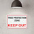Puhayexi Tree Protection Zone Keep Out Sign 12X8 Inch Aluminum Uv Ink Printed For House And Business