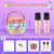 Unicorn Karaoke Microphone Machine Toys: Colorful LED Portable Bluetooth Speaker with 2 Wireless Mics Toys for 4 5 6 7 8 9 Years Old Girls Kids Christmas Birthday Gifts Stocking Stuffers for Grandkids
