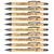 INSADA Bible Wisdom Stylus, Bamboo Christian Pens with Scripture Motivational Quotes - Great for All Ages, Office and School, Also Makes a Great Gift (10 Count) (BP-100)