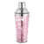 uxcell 16OZ(450ml) Plastic Cocktail Shaker With Strainer, Stainless Steel Top Cocktail Shaker Bottle Wine Mixer Bottle for Bar Party Home Use Wine Shaker Bar Mixing Tool, Pink