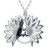 Bolelis You are My Sunshine Necklace Sunflower Jewelry for Women - 925 Sterling Silver Locket with Engraved Hidden Message Pendant Mother's Day Gifts for Couples Mother Daughter (Silver Locket)