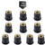 Amavoler 10Pcs M6 Well Nuts Fairing Fasteners Windshield Motorcycle Accessories Screws Universal for Motorcycle Canoe, Boat, Kayak. (M6)