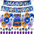 Astro Bot Happy Birthday Party Decorations - Bot Game Theme Birthday Party Supplies including Banner Cake Topper Balloons Cupcake Toppers Astro Bot Happy Birthday Party Decorations - Bot Game Theme Birthday Party Supplies including Banner Cake Topper Balloons Cupcake Toppers