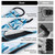 Vulken Tricep Rope Cable Attachment, 28.7 Inch & 22 Inch Two Lengths Built in One Pull Down Rope, Triceps Extension Straps Gym Equipment, Home Workout Handles for Resistance Bands, Blue Camo