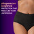 Always Discreet Boutique Incontinence and Postpartum Underwear for Women, Maximum Protection, Large, Black, 18 Count