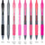 Pilot G2 Premium Gel Roller Pens, Fine Point Gel Pens, Boost Pink Pack, The Colors of Optimism, 8-Pack Pouch, 0.7 mm, Assorted - Ideal for School, Journaling, & Office Writing