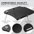 CYBERDESK: Portable Car Table for Tesla Model 3 X Y - Workstation Desk, Dining Tray, Laptop Holder for Remote Work, Eating, Travel, and Business - Easy Installation, Sturdy Design (Large)