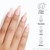 OPI xPRESS/ON Bubble Bath | Nude Pink Long Coffin Press On Nails | With Nail Glue | Long Lasting, Reusable, Non-damaging