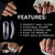 MGART Dual Nail Forms UNIVERSAL SQUARE Extension Structure Poly nail gel Full Cover Nail Molds 12 Sizes for Solid Nail Gel Glue Nail Art Design Salon&DIY Russian manicure