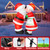 Syhood 6 ft Inflatable Christmas Decorations Santa and Mrs. Claus Sweet Kiss, Lighted up Santa Claus Blow up Indoor Outdoor Xmas Decor Lawn Yard Garden Decorations