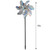 Tapix Bird Blinder Pinwheels (10 Pack) 15 inch Pinwheel Bird Deterrent, Holographic Pin Wheels for Yard and Garden, Garden Spinners