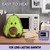 Avocado Microwavable Unscented Heating Pad for Women and Kids- Cute Soft Cozy Pillow Plush Heatable Warm Stuffed Animals - Kawaii Hot and Cold Plushie Food Toy - Avocado Gifts for Girls and Boys