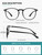 CNLO Blue Light Blocking Glasses,Computer Glasses,Anti Eyestrain, Lightweight Frame Eyeglasses Men/Women (leisure time, BLACK)
