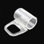 PZRT Lifting Clamp Pull Cordless Roller Blinds Shades Transparent Handle Pull Fit 20mm Rod for Roller Shades Window Blinds Rolling Curtain Accessories