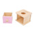 Adena Montessori Infant Toddlers Coin Box Montessori Toys for 6-12 Months Babies 1 Year 2 Year Old (2 in 1,Coin&Ball, Pink Door)