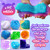 Summer Mermaid Slime Kit, Shimmer DIY Slime Toy Making Kit, Glow in The Dark Mermaid Gifts for Easter Birthdays Christmas Party Favor Family Activity for Grandkids